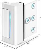 Home Security Door Lock Door Reinforcement Lock Door Locks for Kids Safety Flip Door Lock Latch Childproof Night Lock Door Security Front Door Child Safety Lock High Security Locks for Doors Inside