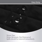 Easy-Going Reversible Loveseat Couch Cover for 2 Cushion Couch Sofa Cover for Dogs Water Resistant Furniture Protector with Foam Sticks Elastic Straps for Pet (Loveseat, Black/Black)