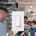 Lutron Diva LED+ Dimmer Switch for Dimmable LED, Halogen and Incandescent Bulbs, 150W/Single-Pole or 3-Way, DVCL-153P-AL, Almond (Pack of 2)
