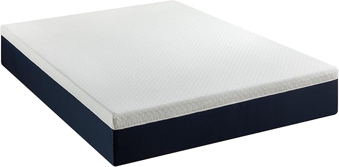Zinus 12 Inch Queen Cooling Comfort Hybrid Mattress [New Version], Fiberglass Free, Medium Firm Feel, Motion Isolation, Certified Safe Foams & Fabric