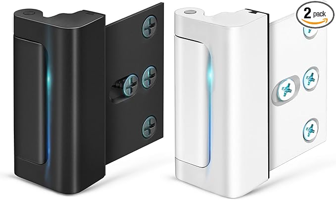 Home Security Door Lock Door Reinforcement Lock: Metal Door Locks for Front Door Locks for Kids Safety Child Proof Door Latch for Top Inside Deadbolt Lock
