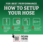 Flexzilla Colors SwivelGrip Garden Hose 5/8 in. x 10 ft., Lightweight All-Weather Water Hose, Durable and Flexible, Leak-Free Connections, Forest Green