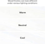 Plank+Beam Solid Wood Console Table, 46 Inch, Sofa Table, Narrow Entryway Table for Hallway, Behind The Couch, Living Room, Foyer, Easy Assembly, White