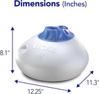 Vicks Warm Steam Vaporizer & Humidifier 1.5 Gallon Tank for Small and Medium Rooms, Night Light, Works with VapoPads and VapoSteam
