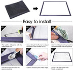 TOOLTRIZ Windows Screen and Screen Door Replacement, 48"x118" Durable Fiberglass Screen Mesh - Screen & Sliding Screen Door Repair for Patio & Window