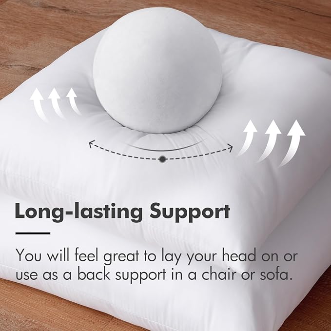 MIULEE Throw Pillow Insert Premium Pillow Stuffer Sham Rectangle for Decorative Cushion Bed Couch Sofa 14x36 Inch