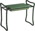 Gardener's Supply Company Garden Kneeler and Portable Stool | Extra Wide & Soft Kneeler for Outdoor Flower Beds and Raised Bed Planting | Ideal Gardening Gifts for Grandparents & Senior Gardeners