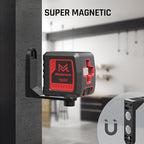 Self-Leveling Laser Level, 100Ft Green Cross Line Rotary Laser Tool - 4 Brightness Modes, Manual & Pulse Mode for Indoor/Outdoor Use, IP54 Waterproof with Carrying Bag