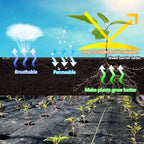 3FT x 300FT Weed Barrier Landscape Fabric, 3.2oz Premium Heavy Duty Garden Cloth, Ground Cover for Gardening, Farming