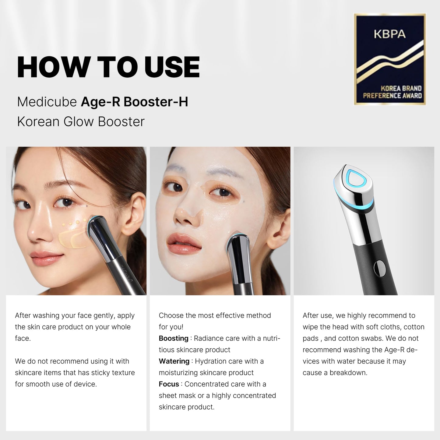 medicube Booster H - Korean Skincare Tool