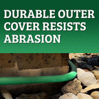 Flexzilla Colors SwivelGrip Garden Hose 5/8 in. x 10 ft., Lightweight All-Weather Water Hose, Durable and Flexible, Leak-Free Connections, Forest Green