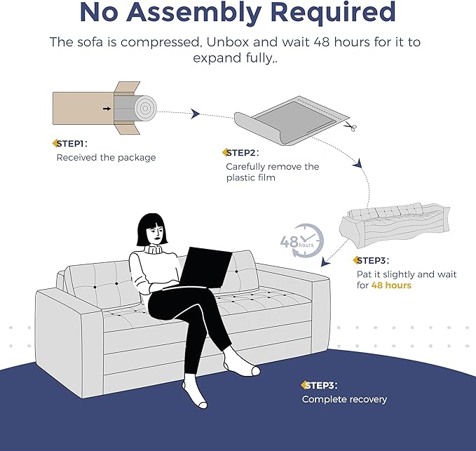 MAXYOYO Convertible Sofa Bed, Pull Out 3 Seater Sleeper Sofa, 2 in 1 Folding Couch Bed, Fold Out Floor Couch with Pillows for Living Room Bedroom Lounge, Beige