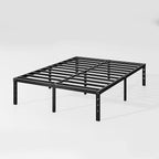 Metal Platform Bed Frame 12 Inch Tall,No Box Spring Needed,Full Size Bed with Heavy Duty Strong Support Slats,Easy to Assemble,Black