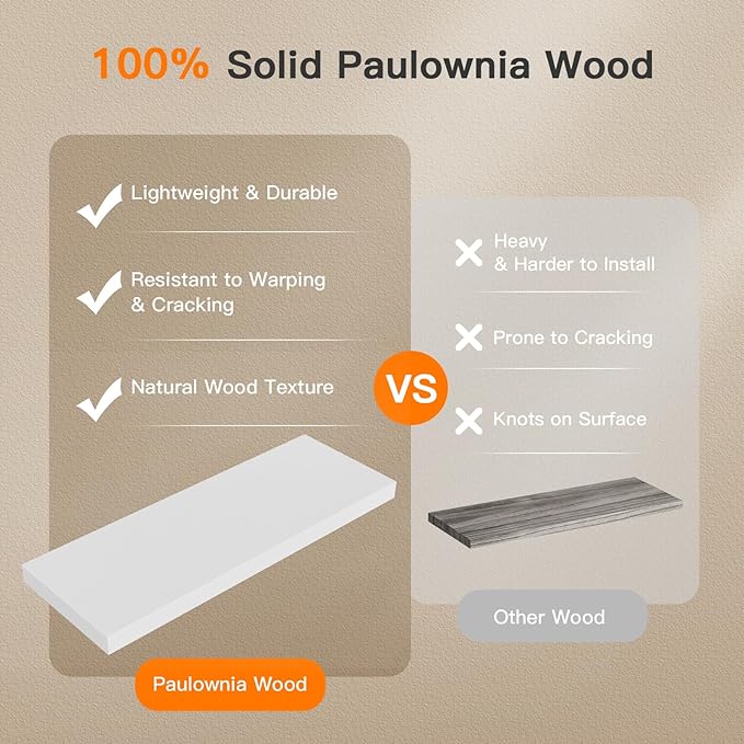 Amada Bathroom Shelves Over Toilet with Storage Basket, Floating Wall Shelf for Home Organization & Wall Decor, Bathroom/Kitchen/Living Room Shelves–White