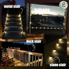 SOLPEX Solar Deck Lights Outdoor 16 Pack, Solar Step Lights Waterproof Led Solar lights for Outdoor Stairs, Step , Fence, Yard, Patio, and Pathway(Warm White)