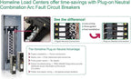 Square D by Schneider Electric Homeline 15 Amp Mini Circuit Breaker, 1 Pole, 120V AC, 10kA Breaking Capacity, Plug in Mount, CAFI/CAFCI, Residential Use (HOM115PCAFIC)