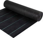 VEVOR Weed Fabric Barrier Heavy Duty, 4x300FT 5.8oz Weed Blocker Fabric, Woven Landscape Fabric, Garden Fabric Weed Barrier, Weed Control Fabric Ground Cover, Geotextile Fabric, Gardening Mat, Black