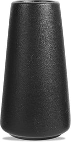 Premium Quality Large Ceramic Black Vase - 9 inch | Flower Vase for Home Decor, Farmhouse, Modern, Bohemian & Aesthetic Room Decor