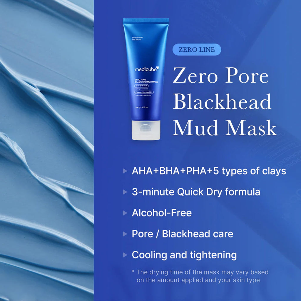 Medicube Korean Glass Skin Mask Duo - Collagen Wrapping & Zero Pore Mud Mask Kit | AlluCanFind