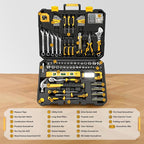 219PCS Tool Set Tool Kit For Home, Car Motorcycle Automotive Basic Dorm Starter Household Hand Tool Kits, Mechanics Tools Set For Women, Portable Plastic Tool Boxes Organizers And Storage Case