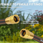 Giraffe Tools Leader Hose 2ft x 5/8", 24INCH Short Water Hose for Hose Reel, Lightweight, Flexible with Female Female Fittings