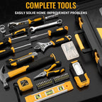 219PCS Tool Set Tool Kit For Home, Car Motorcycle Automotive Basic Dorm Starter Household Hand Tool Kits, Mechanics Tools Set For Women, Portable Plastic Tool Boxes Organizers And Storage Case