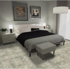 Nexus Self Adhesive 12-Inch Vinyl Floor Tiles, 20 Tiles - 12" x 12", Grey Marble - Peel & Stick, DIY Flooring for Kitchen, Dining Room, Bedrooms & Bathrooms by Achim Home Decor
