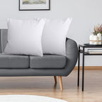 Utopia Bedding 22x22 Pillow Inserts, Set of 2, White – Indoor Decorative Throw Pillows for Bed, Sofa & Couch – Soft, Supportive & Fluffy Cushion Inserts