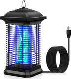 Bug Zapper for Outdoor & Indoor, 1/2 Acre Coverage Mosquito Lamp with 18W Bulb & 4400V High-Voltage, 100% Improvement in Mosquito Control Effect, Electric Fly Trap for Patio, Backyard, Home