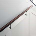khtumeware 6 Pack 3 Inch Oil Rubbed Bronze Hand Rail Bracket Heavy Duty Hardware for Stairways, Home or Office Vintage Stair Support Handrail Brackets