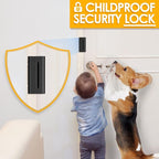 Home Security Door Lock Door Reinforcement Lock: Metal Door Locks for Front Door Locks for Kids Safety Child Proof Door Latch for Top Inside Deadbolt Lock