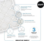 Simply 10x20x1 Air Filter, MERV 8, 6 Pack, For Home AC Furnace & HVAC (Actual Size: 9.75"x19.75"x0.75") DUST, Pet, & Allergy Control