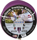 Dramm ColorStorm Premium Rubber Garden Hose, No Kink, Leak Proof Water Hose, Male Female Fittings, Made in USA, Hot & Cold Resistant, 518 Burst PSI, Berry, 5/8"x50'