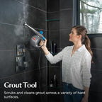 BISSELL Steam Shot Omni Pressurized Handheld Multi-Surface Natural Portable Steam Cleaner with 7 tools for tile, grout, windows, bathrooms, kitchen, auto
