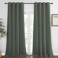 NICETOWN Blackout Curtain for Bedroom 108 inches Long - Grommet Thermal Curtain Light Blocking Room Darkening Window Treatment for Living Room (Dark Mallard, 1 Panel, W52 x L108)