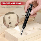 Saker Contour Gauge Profile Tool-Unlimited Connection Precisely Copy Irregular Shape Duplicator (2 Pieces) Deep Hole Pencil- Construction Pencil- DIY Woodworking Combination Pack