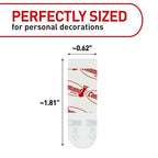 Command Poster Strips, 256 Strips Damage-Free Poster Hangers, No Tools Requried, Great for Home, Room, Wall, Office, and Dorm Decor, White Adhesive