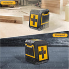 Laser-Level-with-Tripod, Green Cross Line Laser with Tripod Self-Leveling, Lazer Leveler Tool for Picture Hanging Construction Floor Tile Wall Home Renovation, Indoor Project