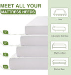 EGOHOME 6 Inch Full Size Mattress for Kids, Memory Foam Mattress with Cooling Green Tea Gel, Relieve Pressure with Medium Firm Support, CertiPUR-US Certified, 75''L x 54''W, White