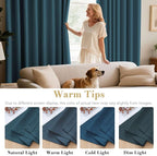 H.VERSAILTEX Premium Blackout Thermal Insulated Room Darkening Curtains for Bedroom/Living Room - Classic Grommet Top (2 Panels, Dark Teal, 52 Inch by 72 Inch)