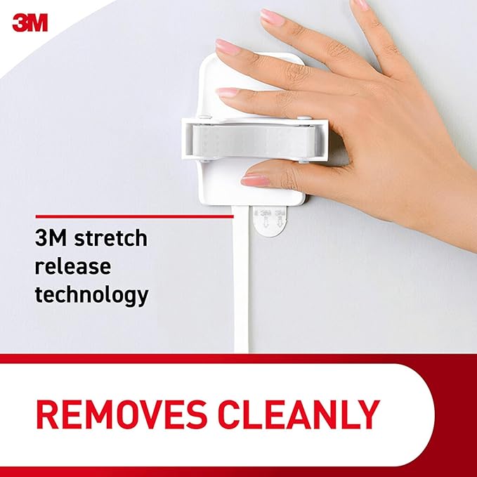 Command Broom Grippers, 3 Hangers and 6 Strips, Damage-Free Mop and Broom Holder Wall Mount, Household Cleaning Tool Organizer for Kitchen, Laundry Room, Closet, Holds up to 4 lb (Pack of 3)