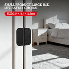 1 Pack Ball Bearing Door Hinges Matte Black 3.5 Inch 5/8" Radius Round Anti Squeak Interior 3-1/2"Flat Iron Bifold Standard Office Bedroom Indoor for Doors 3 ½" Hardware Home House Decor Accessories