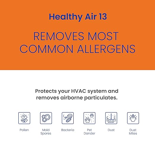 AprilAire 413 Replacement Filter for AprilAire Whole House Air Purifiers - MERV 13, Healthy Home Allergy, 16x25x4 Air Filter (Pack of 4)
