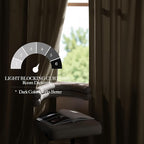 NICETOWN Living Room Camel Velvet 102 inches Long Curtains, Sound and Sunlight Reducing Heavy Matt Rod Pocket Drapes/Panels for High Celling Wall (2 Panel Per Pack, W52 x L102)