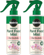 Miracle-Gro Indoor Plant Food Mist for Orchids, Orchid Plant Food, 8 fl. oz., 2-Pack