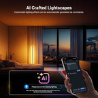 NEEWER NF04 Smart LED Floor Lamp, 1000lm RGBW Standing Corner Light, Compatible with Google Assistant Alexa, APP/AI Design/Music Sync/16 Million Color Ambient Lighting, Living Room Bedroom Home Decor
