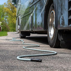 Flexzilla Colors Lead-In Garden Hose 5/8in. x 10ft., Lightweight All-Weather Water Hose, Durable and Flexible, Leak-Free Connections, Slate Gray