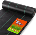 6FT x 300FT Weed Barrier Landscape Fabric, 3.2oz Premium Heavy Duty Garden Cloth, Ground Cover for Gardening, Farming