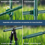 6 FT Garden Stakes for Outdoor Plant Support, 0.78 inch Diameter Plant Stake Sticks Metal Poles for Pole Beans Cucumber Tree Climbing Plants Gardening Supplies 10 Pack