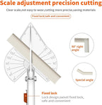 GARTOL Miter Shears- Multifunctional Trunking Shears for Angular Cutting of Moulding and Trim, Adjustable at 45 to 135 Degree, Hand Tools for Cutting Soft Wood, Plastic, PVC, with Replacement Blades